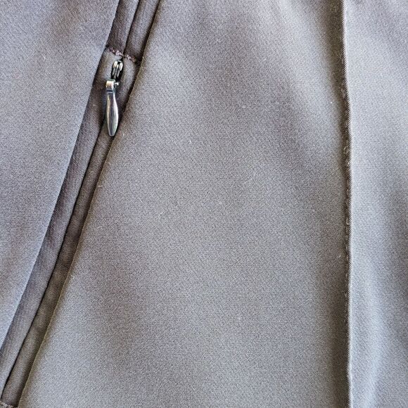 Mac High Rise Tech Sleek Anna Zip Stretch Pants Sz 12 In Chocolate Espresso - Picture 16 of 16